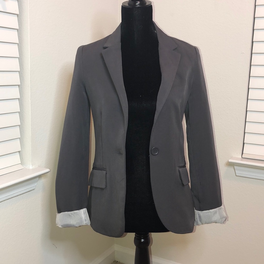 Gray Blazer